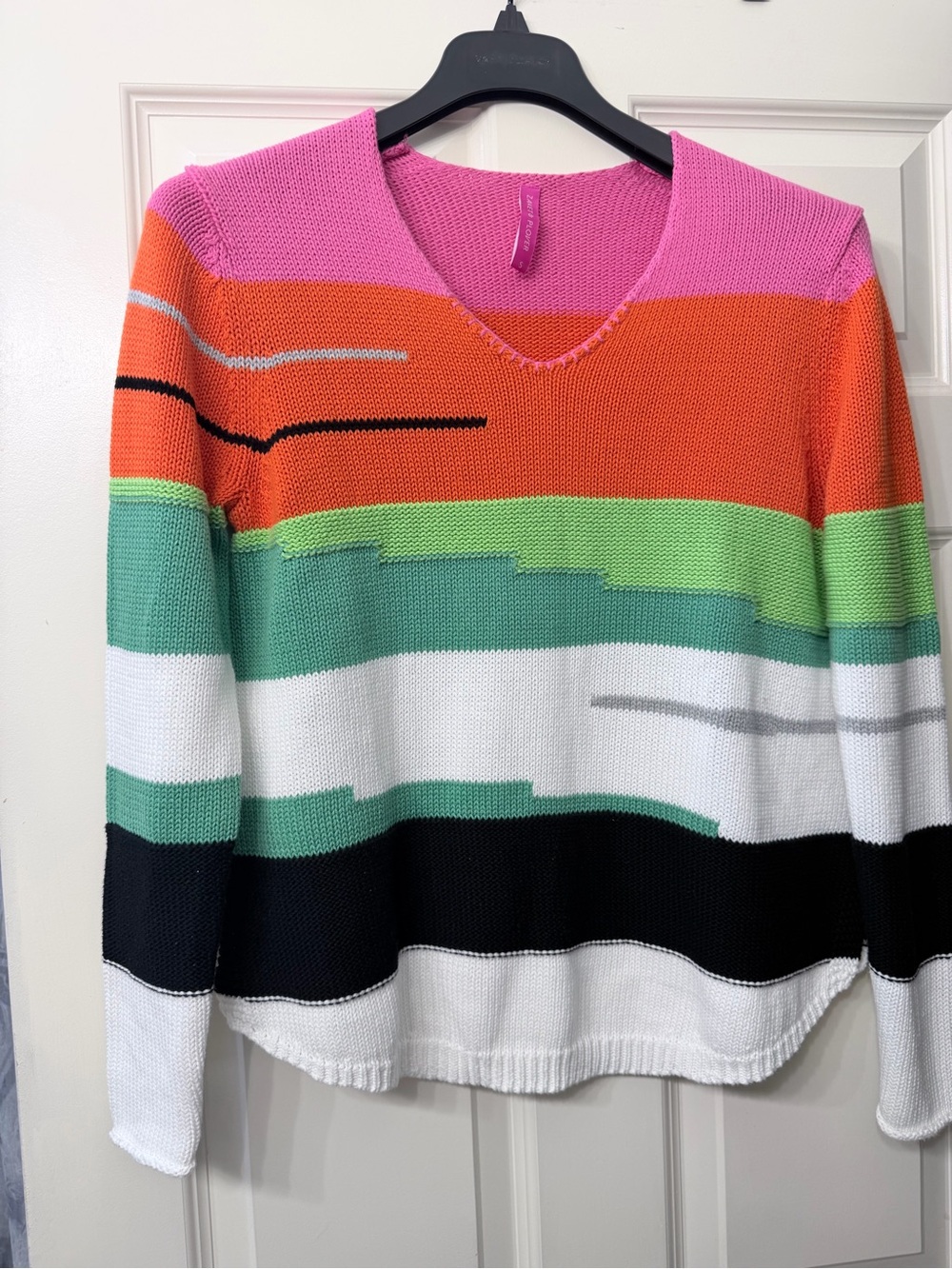 Zaket & Plover Chunky Cotton V Sweater